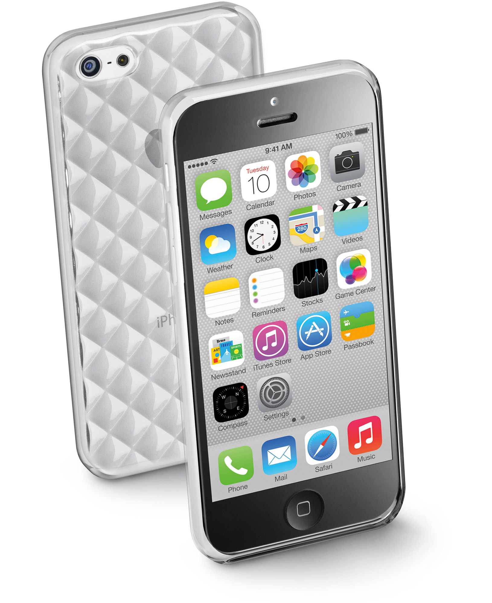 Cellularline Glam iPhone 5C - Transparent