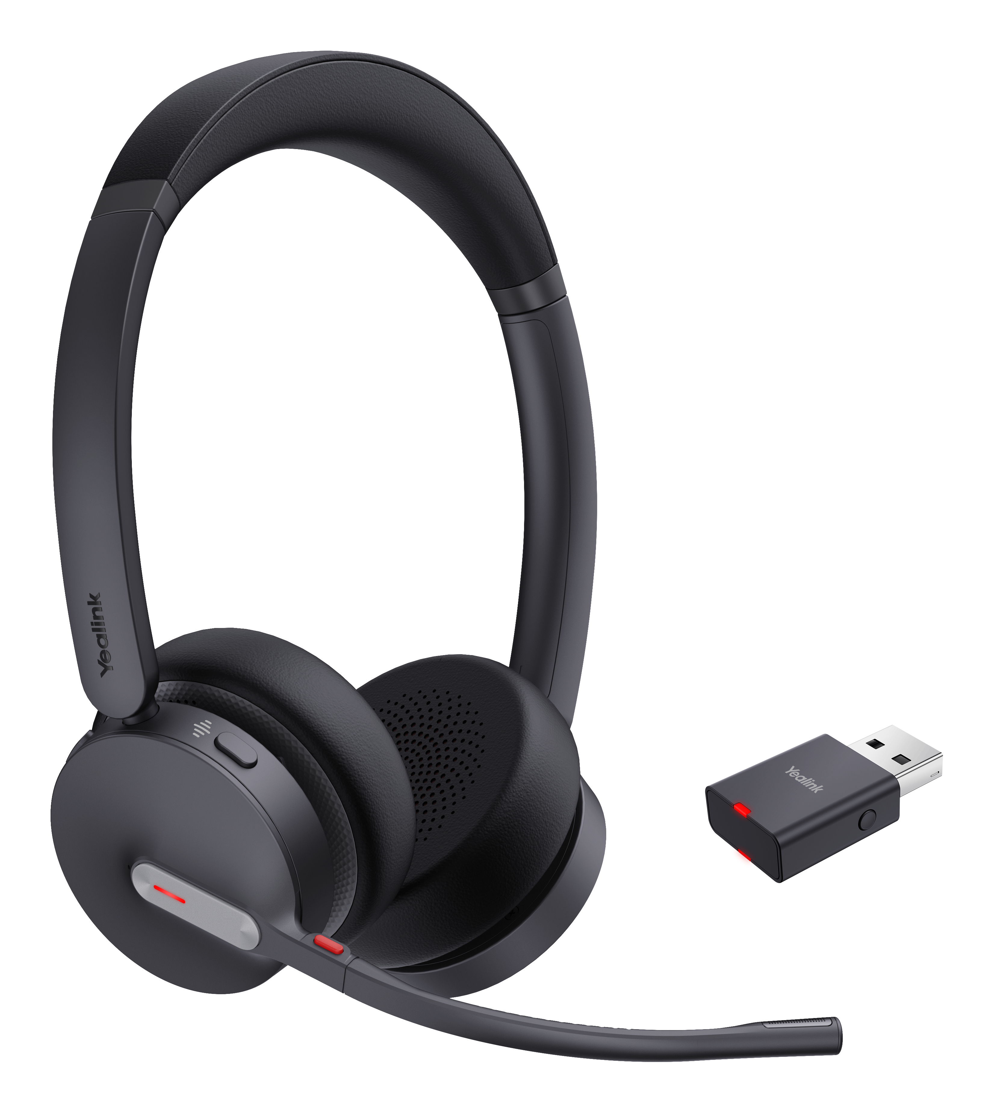 Yealink WH64 Hybrid Dual UC Auricolare Wireless A Padiglione Ufficio Micro-USB Bluetooth Nero