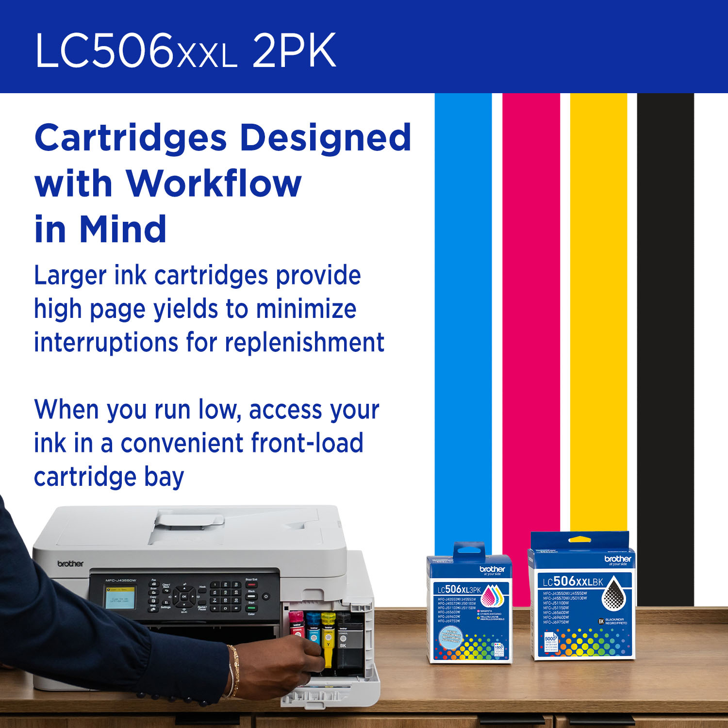 Brother LC506XXL2PKS ink cartridge 2 pc(s) Original Extra (Super) High Yield Black – image 7