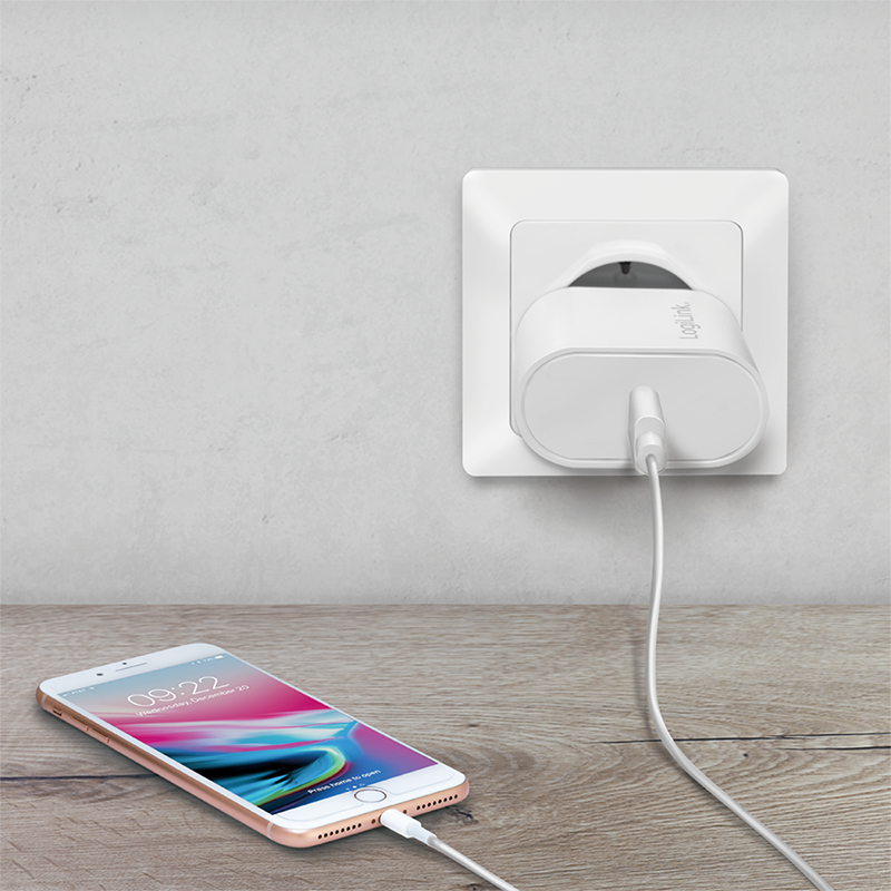 LogiLink PA0261 mobile device charger Smartphone, Tablet White AC Fast charging Indoor – image 4
