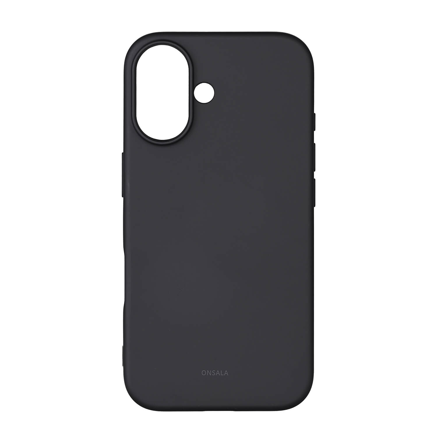 Onsala Phone Case with Silicone Feel Black - iPhone 16 – image 1