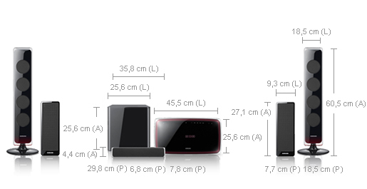 Samsung HT-X725G home cinema system – image 2