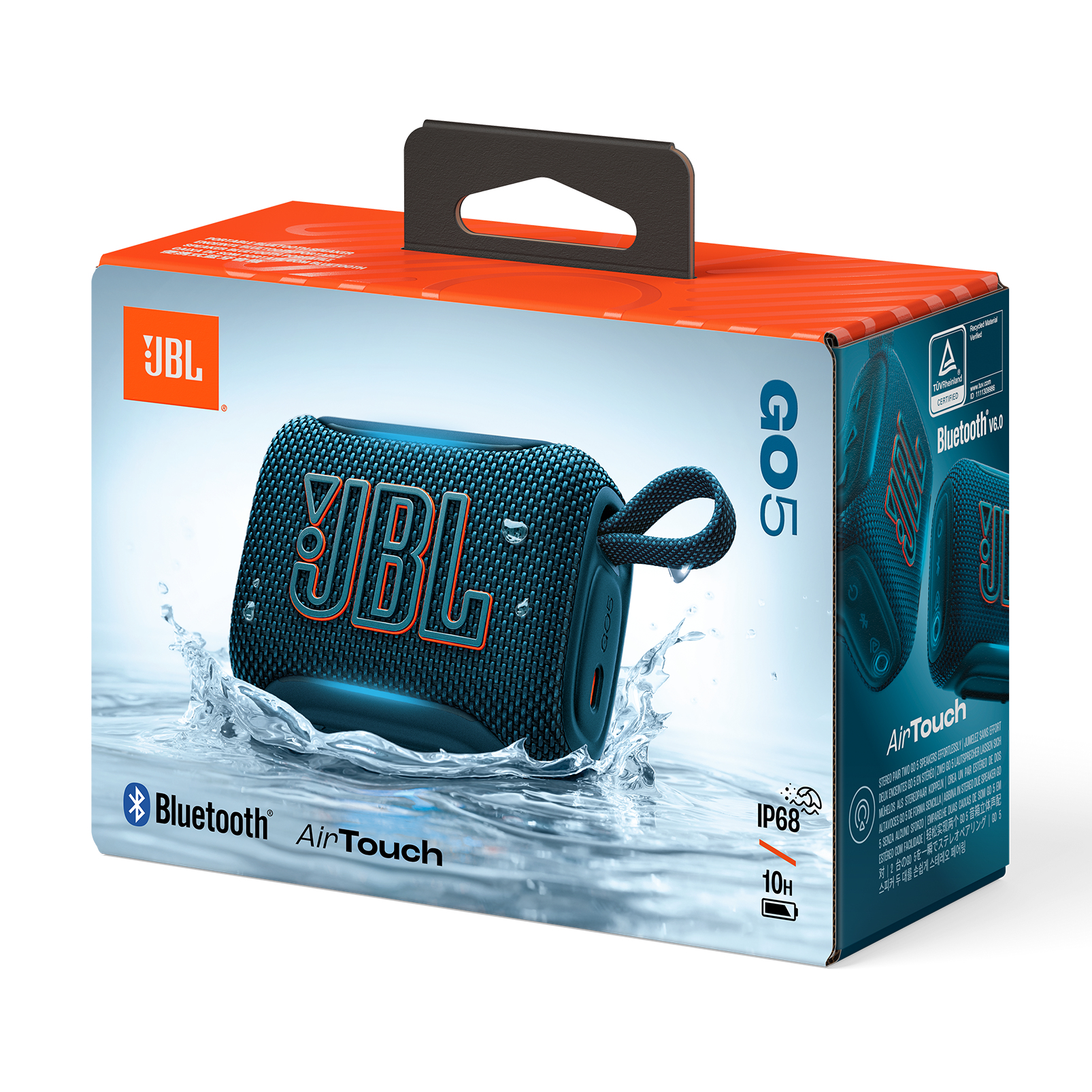 JBL_Go5_Blue Mono portable speaker Blue – image 8