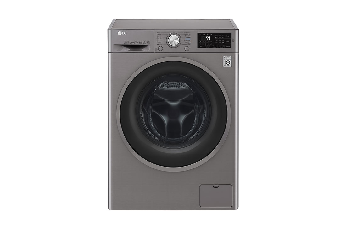 LG F2J6HM8S washer dryer Freestanding Front-load Grey