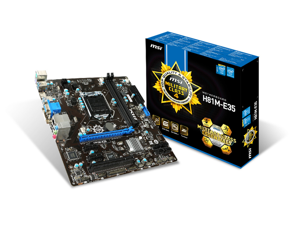 MSI H81M-E35 Intel® H81 LGA 1150 (Socket H3) micro ATX – image 4