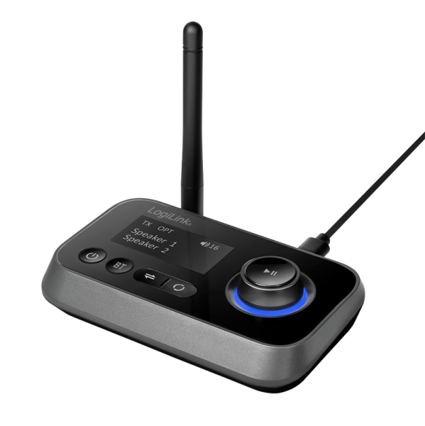 LogiLink BT0062 AV extender AV transmitter & receiver Black – image 1