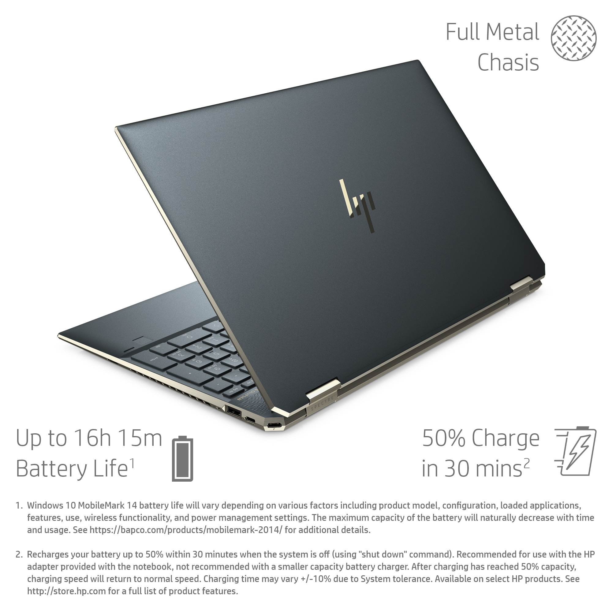 HP Spectre x360 15-eb0003sa Intel® Core™ i7 i7-10750H Hybrid (2-in-1) – image 9