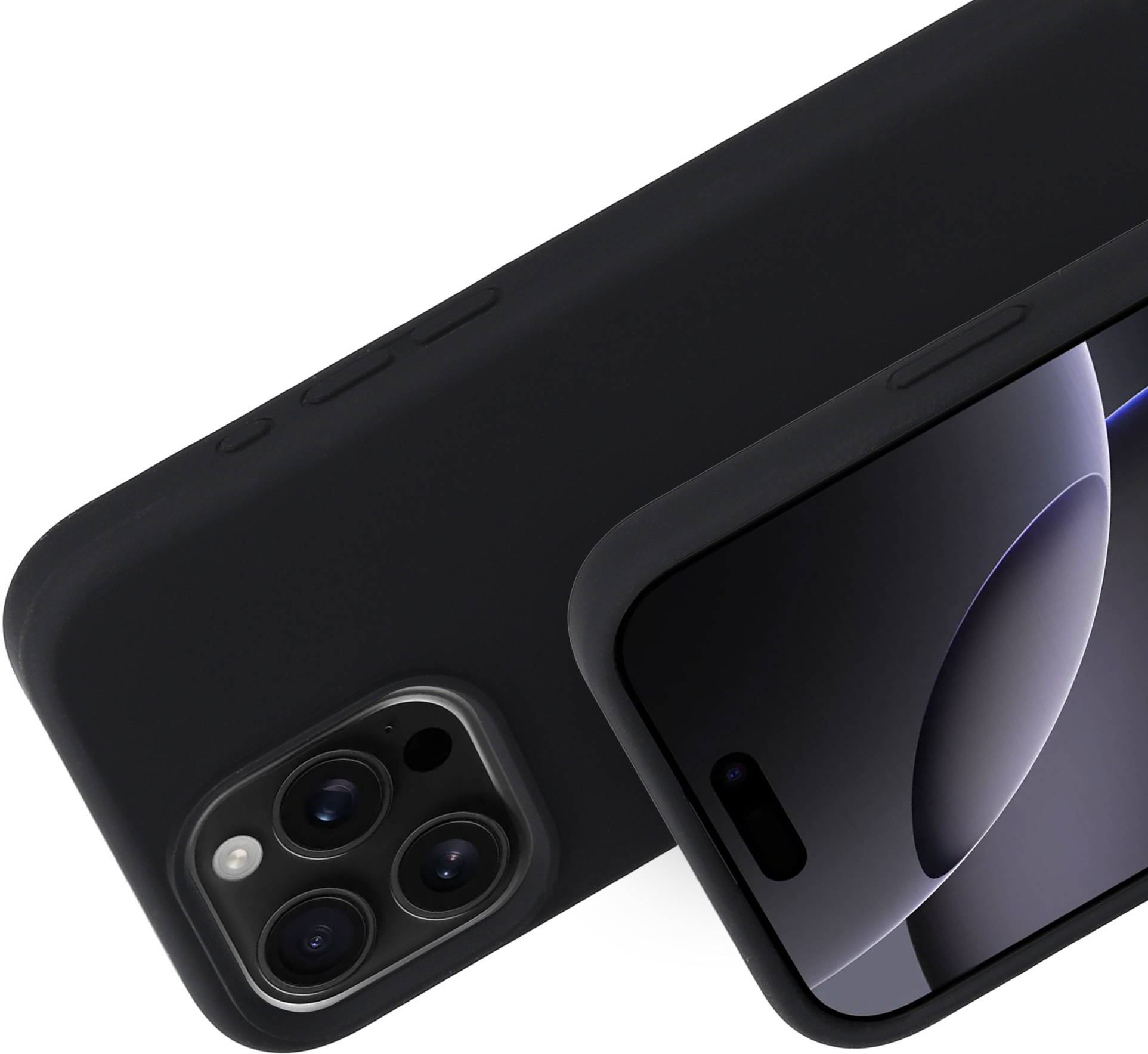 Mobiparts Silicone Cover Apple iPhone 16 Pro Max Black – image 2