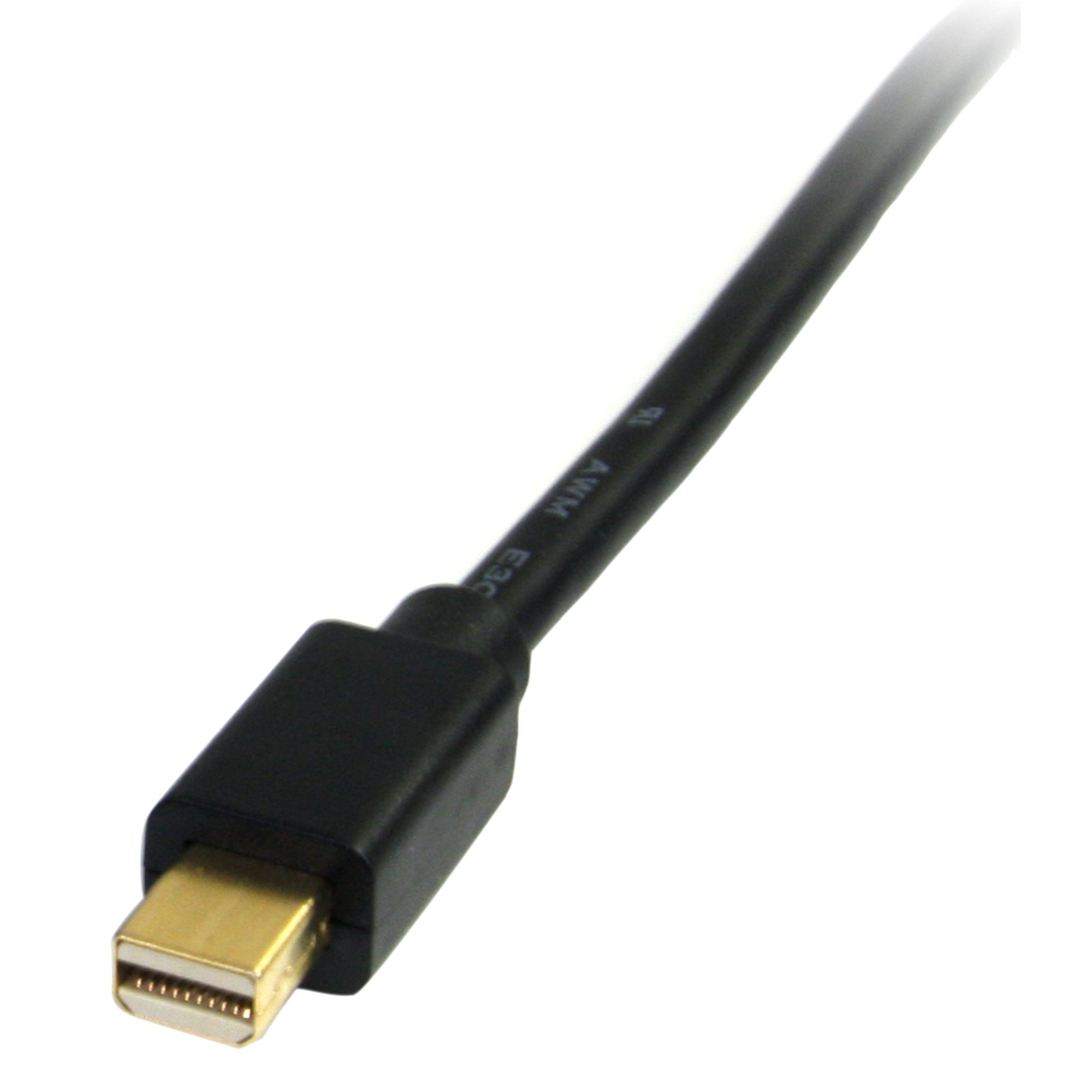 صورة كابل محول StarTech.com MDP2VGAMM6 Mini DisplayPort إلى VGA بطول 1.8 متر - أسود