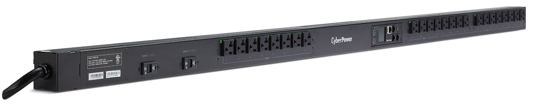 CyberPower MBO Switched PDU 30A 120V 24x NEMA 5-20R PDU81102