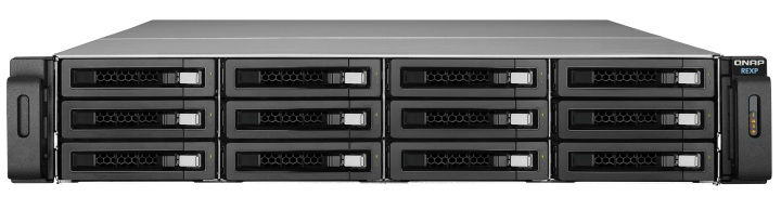 QNAP REXP-1200U-RP disk array Black