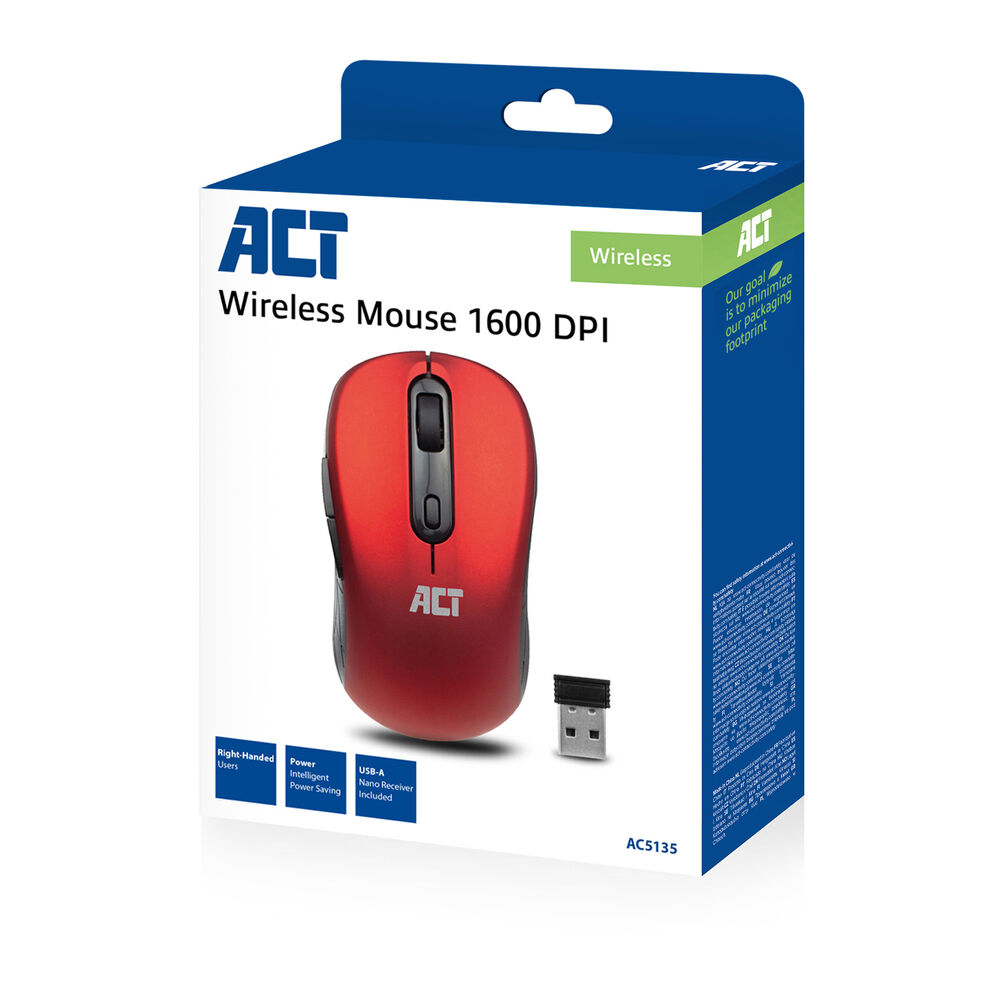 ACT Wireless Mouse 1600 DPI – image 6