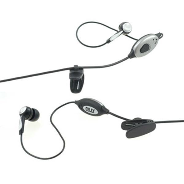 Celly PHF5300 headphones/headset Wired In-ear Black, Chrome