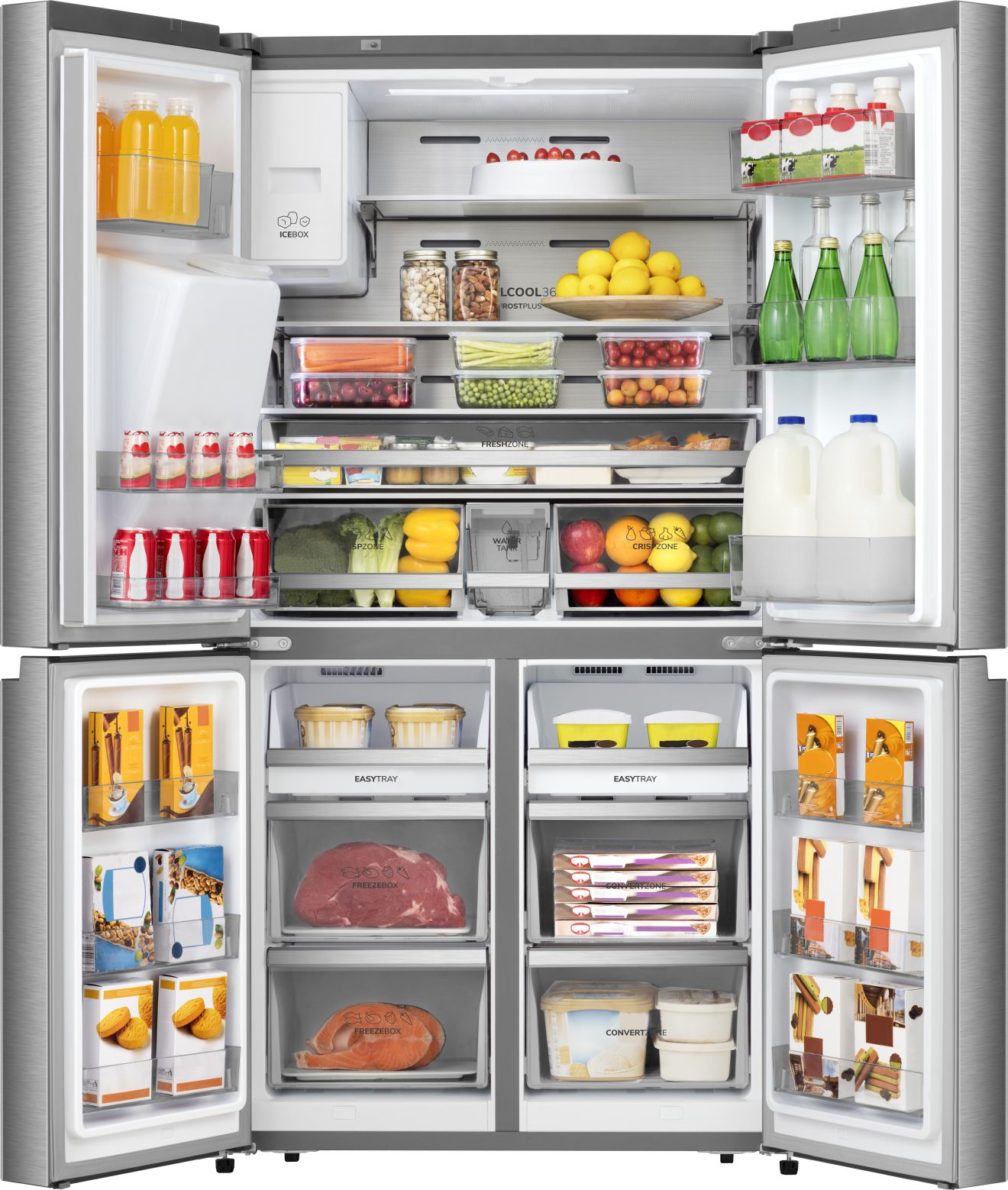Gorenje NRM918FVX side-by-side refrigerator Freestanding – image 4