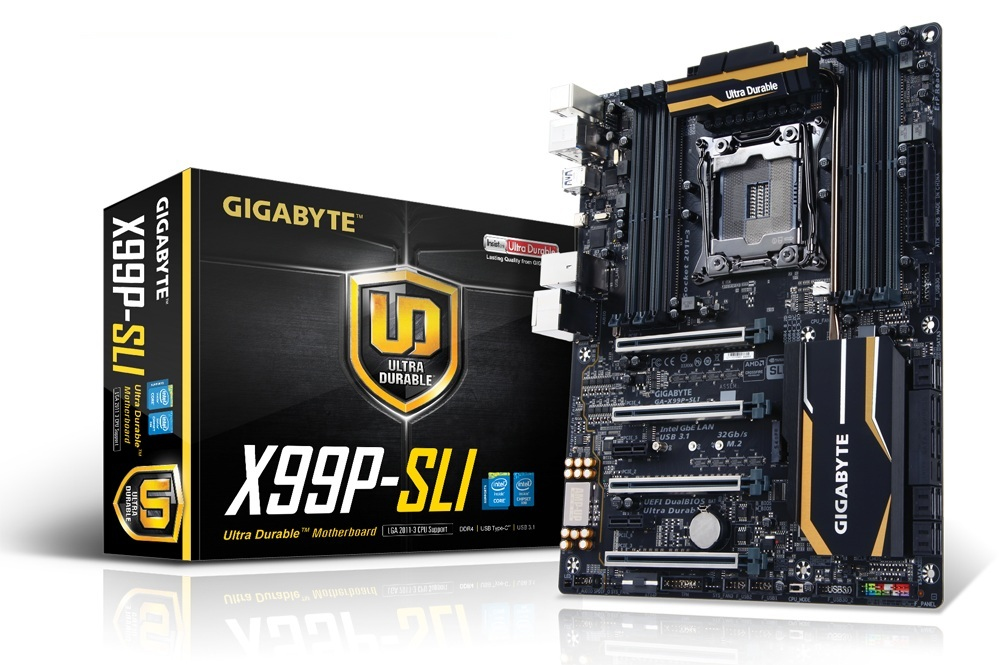 GIGABYTE GA-X99P-SLI S2011V3 X99 ATX – image 1