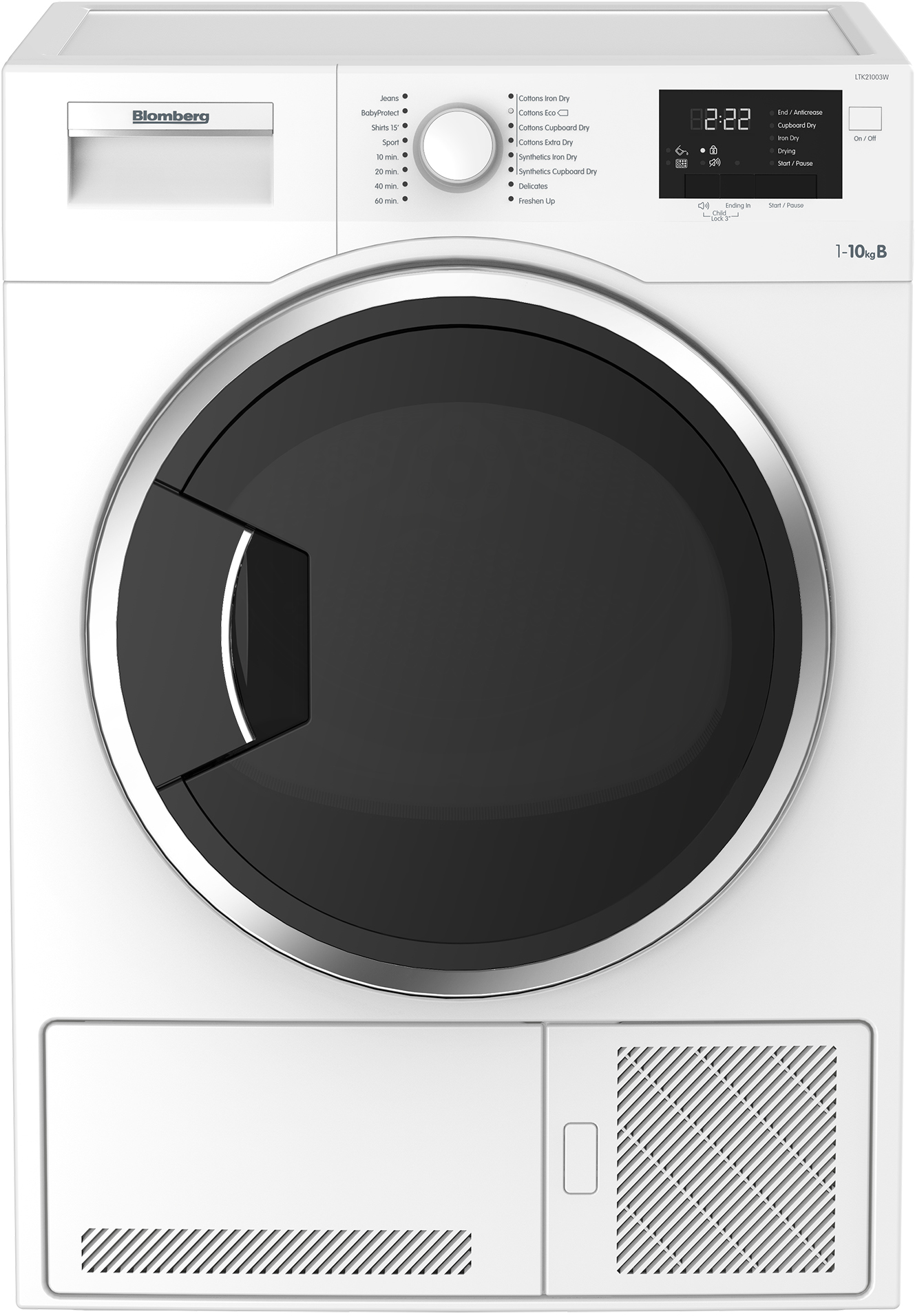 Blomberg LTK21003W tumble dryer Freestanding Front-load