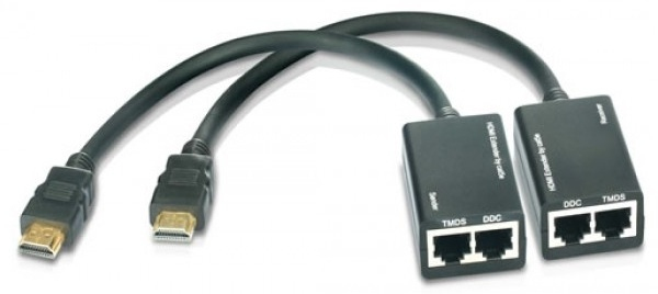 Techly IDATA-EXT-E30D bilddelare HDMI