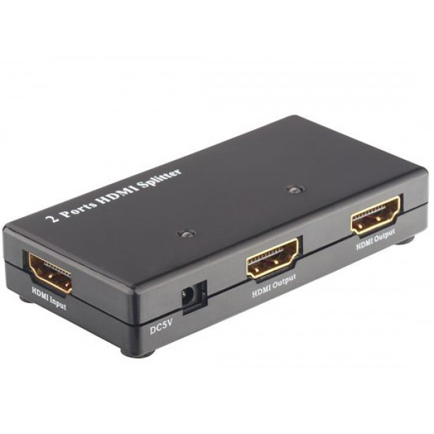 Techly IDATA-HDMI-2SP bilddelare 2x HDMI