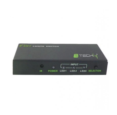 Techly HDMI Switch 4K, UHD, 3D, 3 Wege