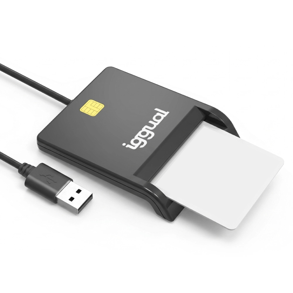 iggual IGG316740 magnetic card reader USB Black – image 7