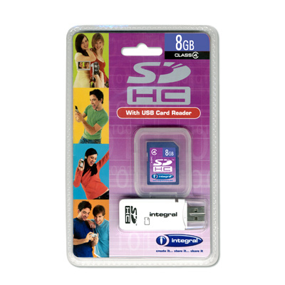 Integral INSDH8G4R memory card