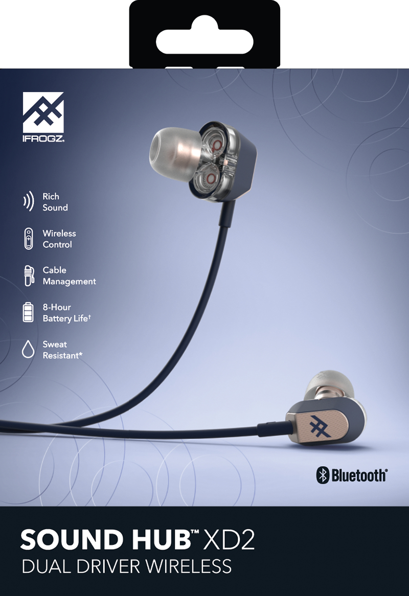 IFROGZ 304001827 headphones/headset Wired & Wireless In-ear Micro-USB Bluetooth Navy – image 5