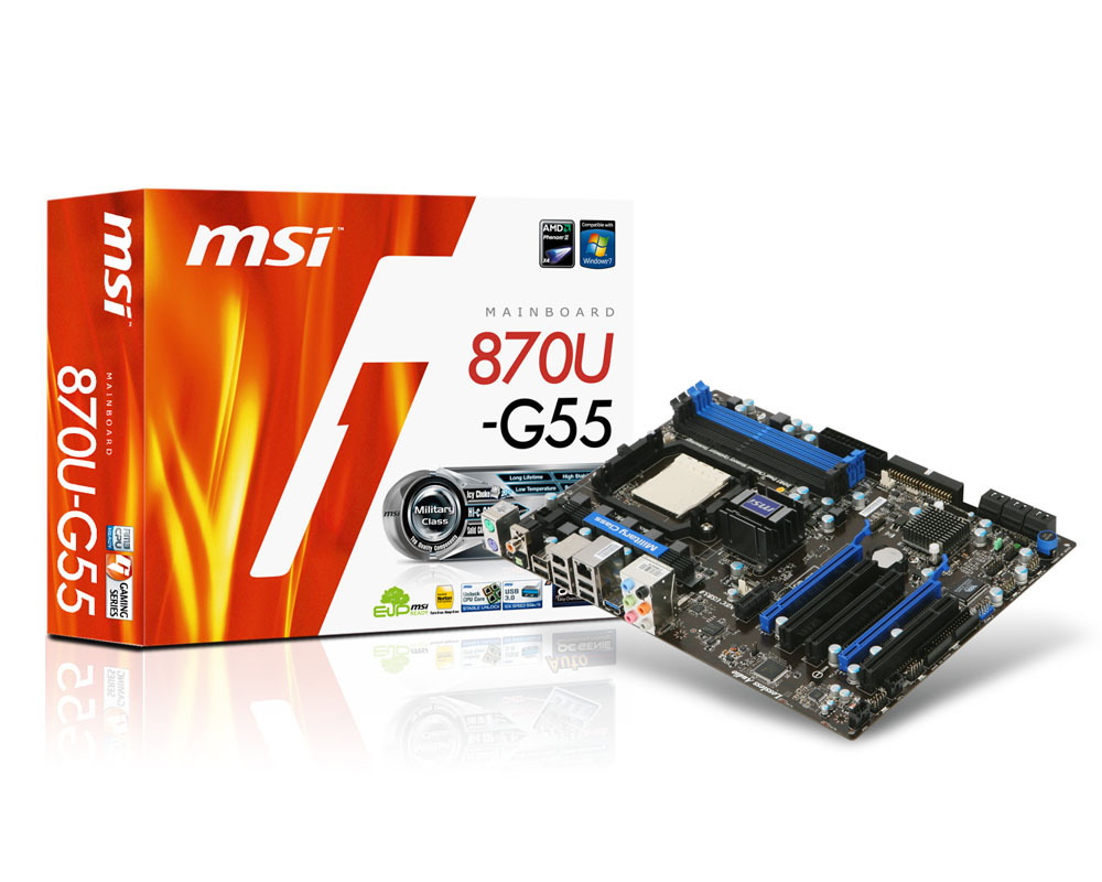 MSI 870U-G55 AMD 770 Socket AM3 ATX – image 4