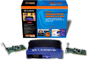 Linksys EtherFast Switched 10 100 Network in Box