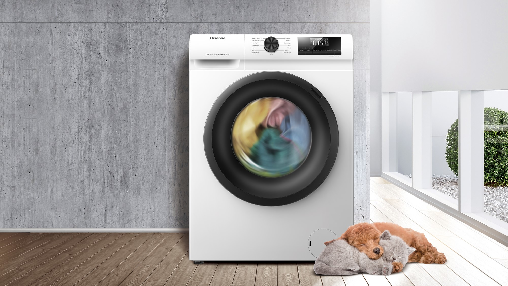 Hisense WFQP7012EVM washing machine Front-load – image 5