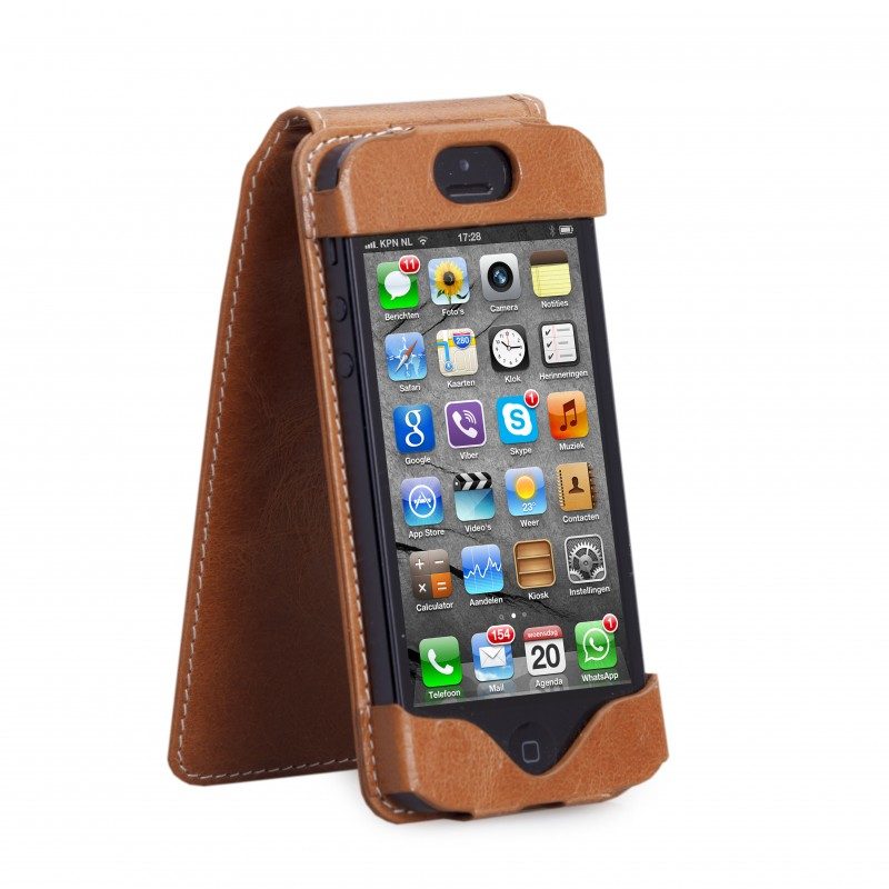 dbramante1928 flip-up - iPhone 5 - Golden tan – image 4