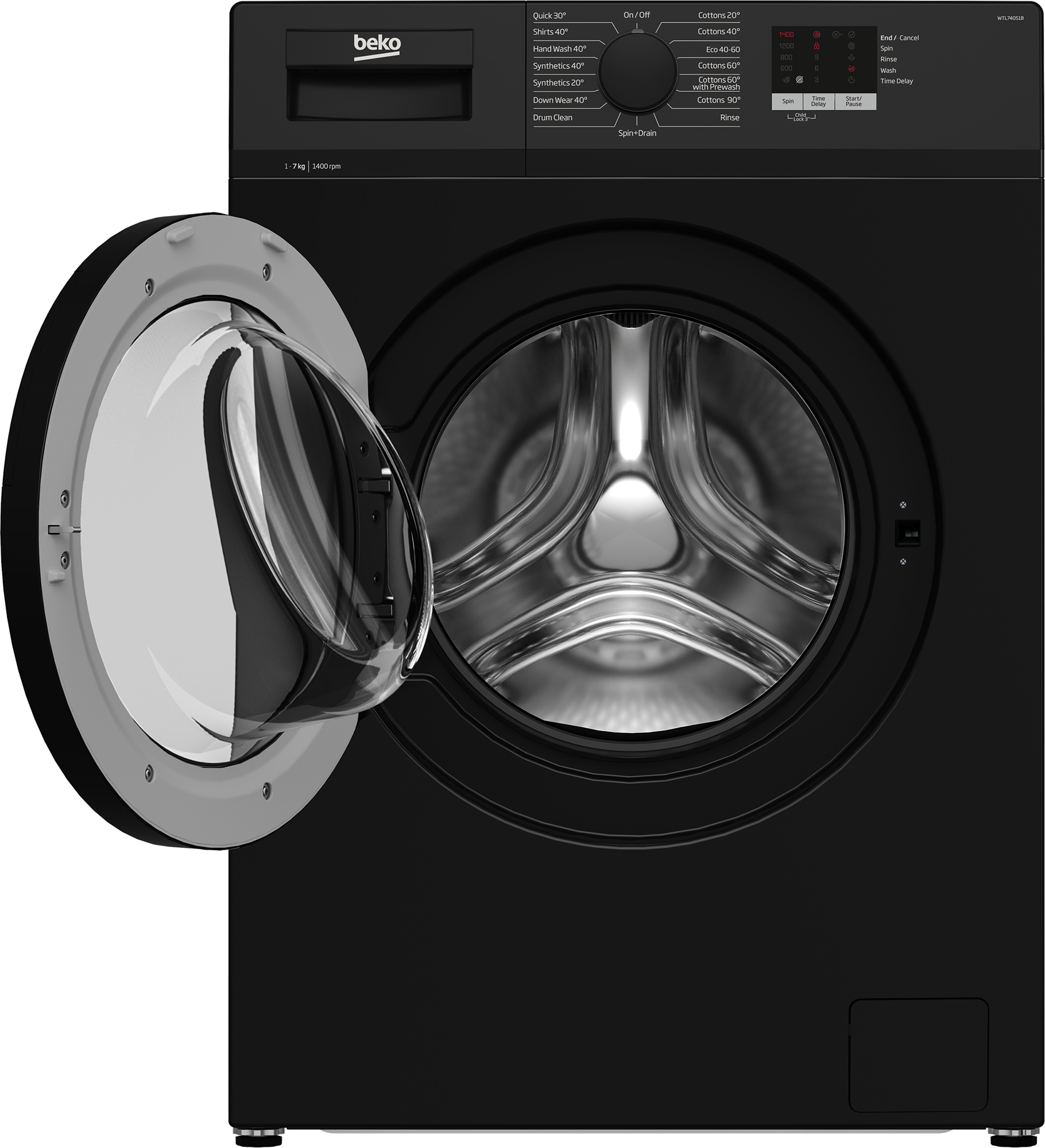 Beko b100 WTL74051B Freestanding – image 3