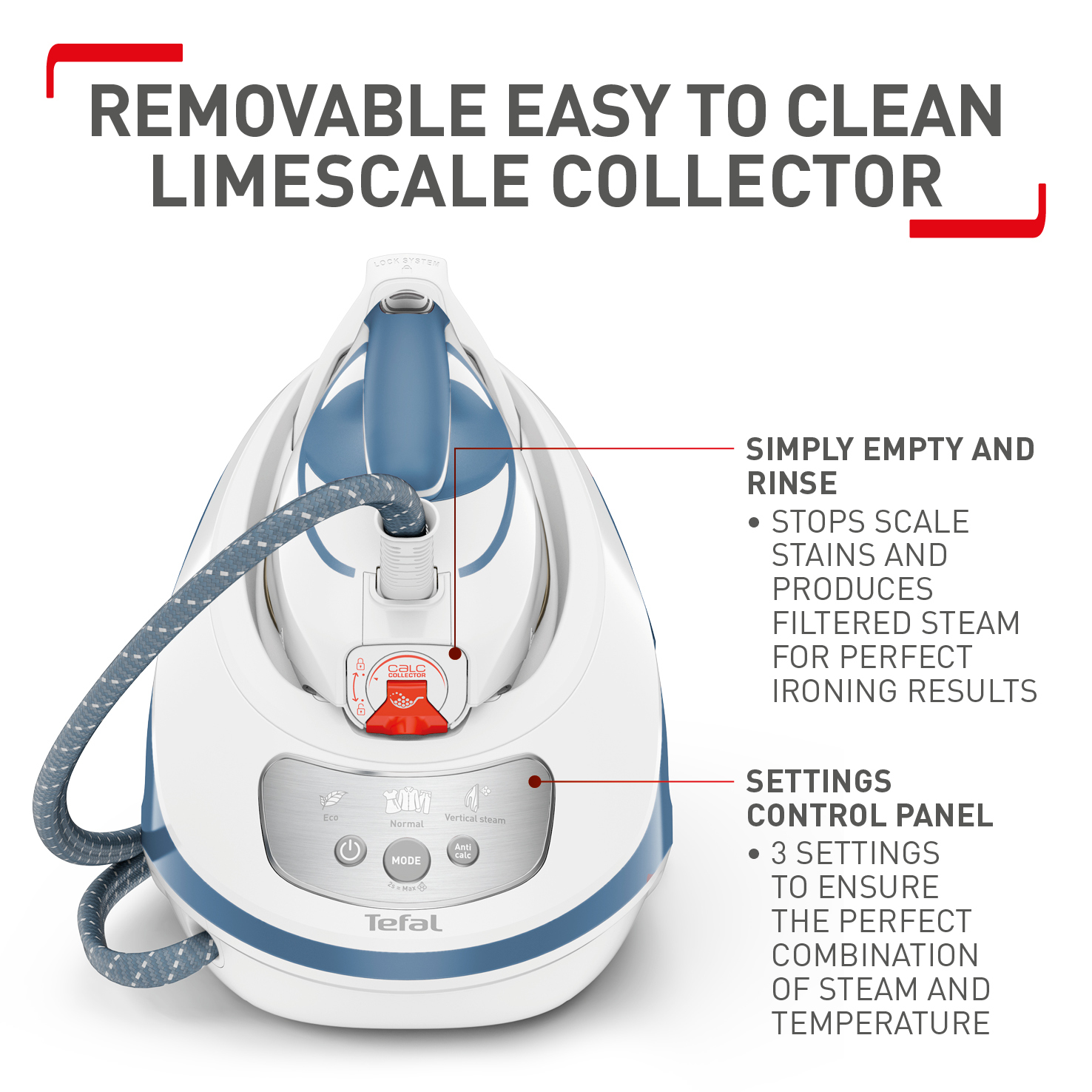 Tefal Express Protect SV9202G0 steam ironing station – image 2
