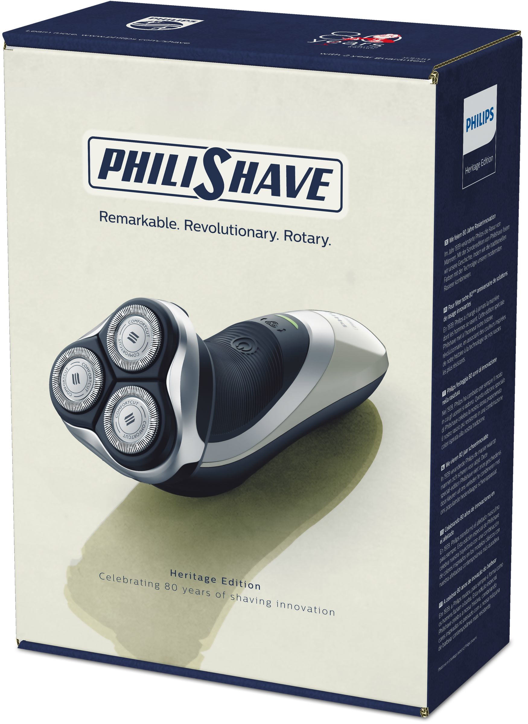 Philips S3551/12 men's shaver Rotation shaver Trimmer Black, Silver, White – image 2