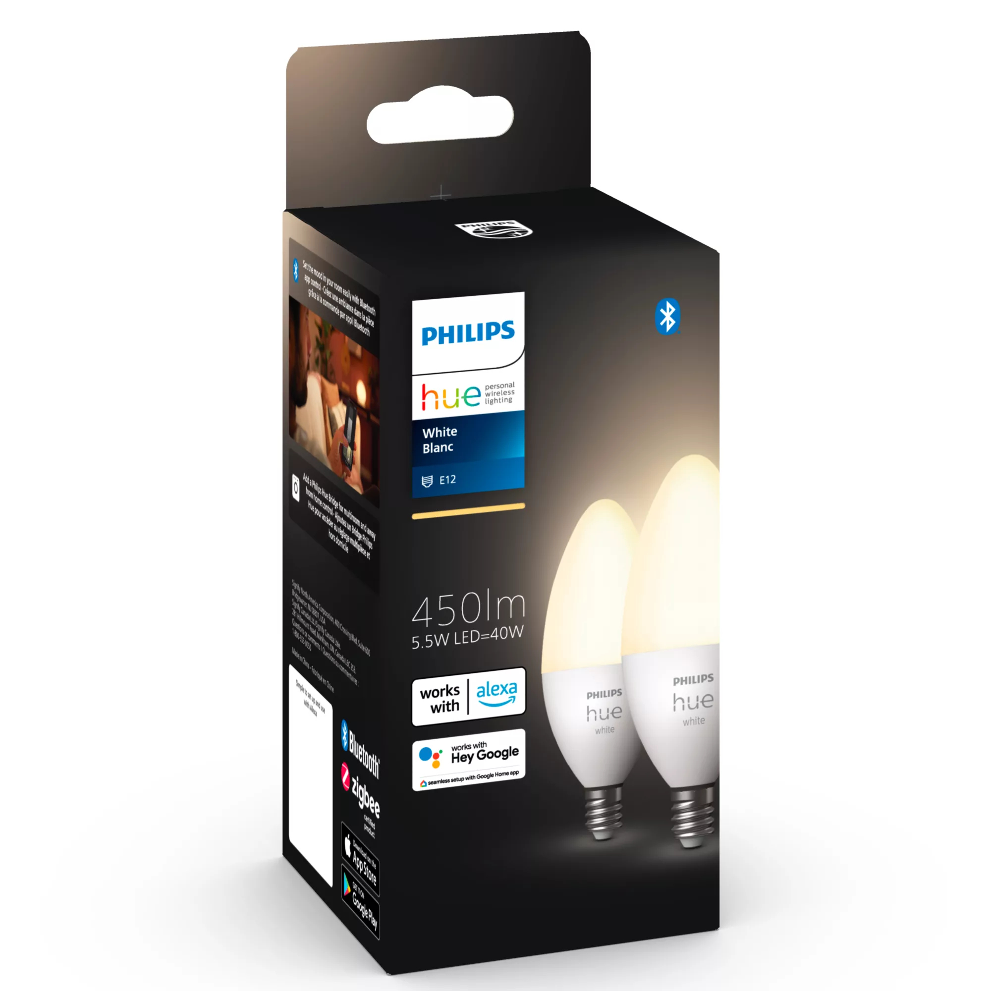 Philips by Signify Philips Hue White 046677548292 smart lighting Smart bulb Bluetooth/Zigbee – image 2
