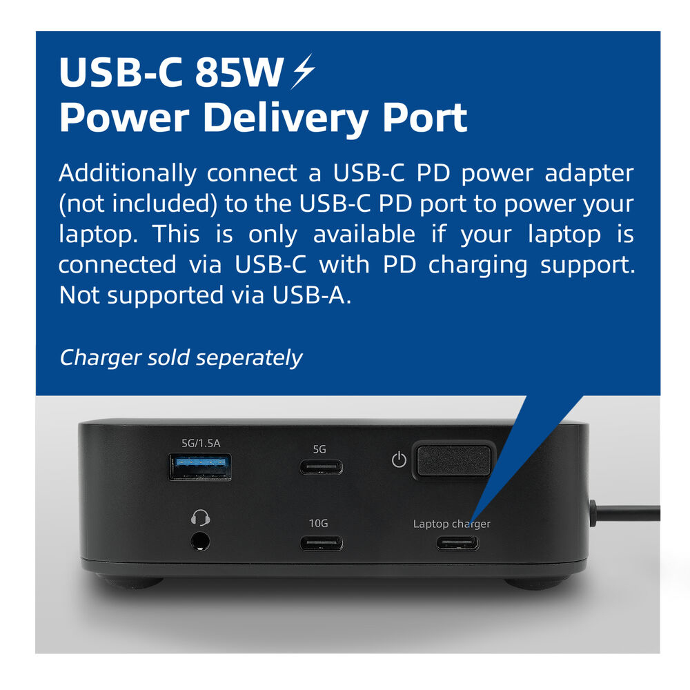 ACT Universal USB-C Docking Station 4K, for 2 HDMI/DisplayPort monitors, DisplayLink, compact design – image 4