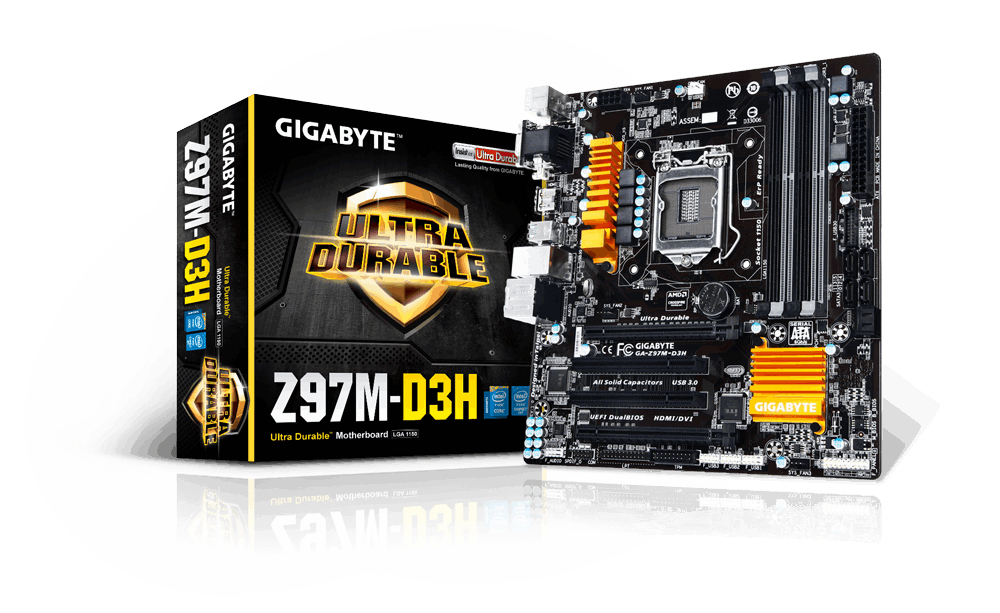 GIGABYTE GA-Z97M-D3H motherboard Intel® Z97 LGA 1150 (Socket H3) micro ATX