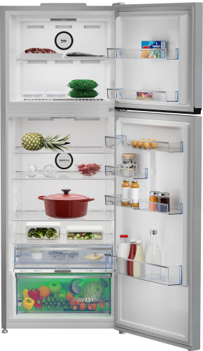 Beko B5RDNE504LXB fridge-freezer Freestanding – image 2