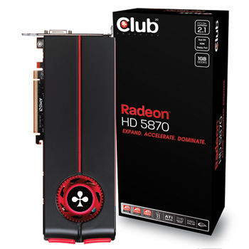 CLUB3D Radeon HD5870 1024 MB 256 BIT PCI-E