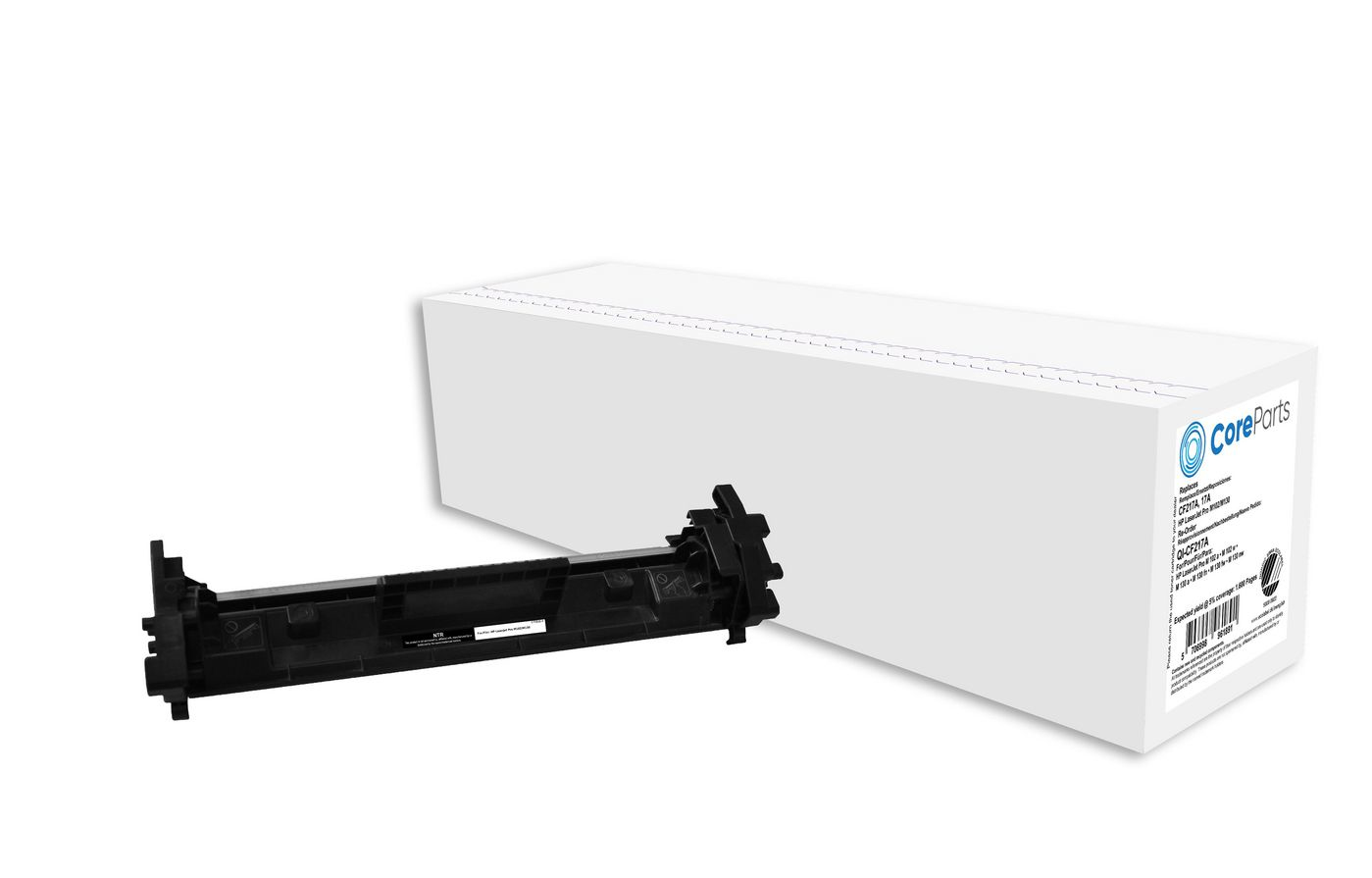 CoreParts QI-CF217A toner cartridge 1 pc(s) Compatible Black