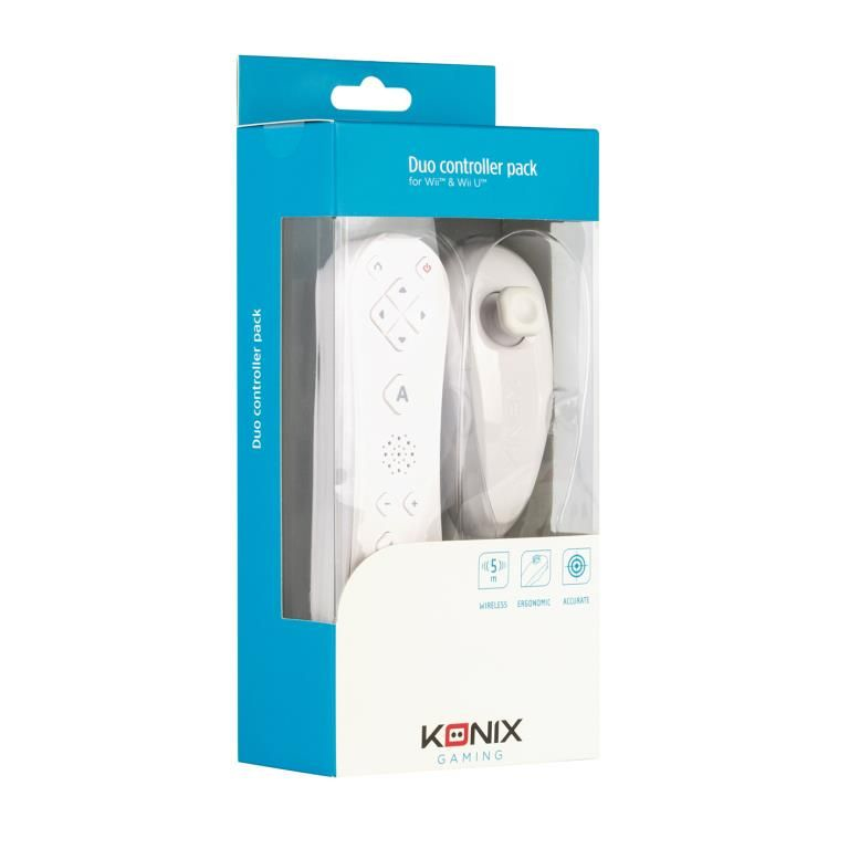 Konix 3328170258449 Gaming Controller White Motion controller Analogue / Digital Nintendo Wii U, Wii – image 2