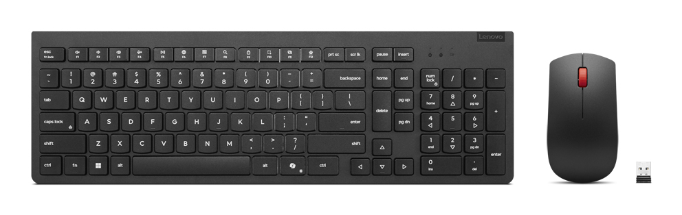 Lenovo TS Eos3 2.4G Wireless Keyboard & Mouse Combo 128-bit AES Copilot Key 4X31R64453