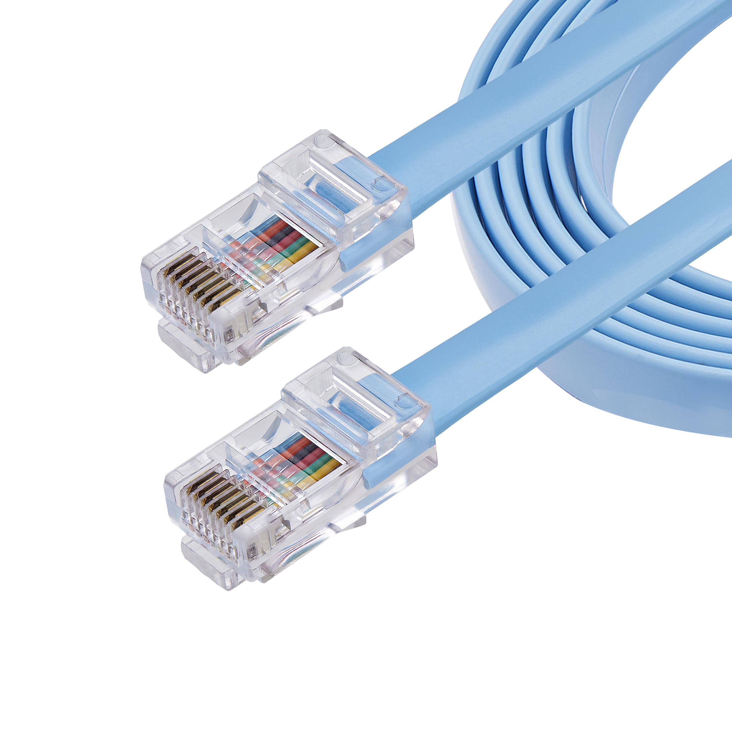 Cable Rollover de Consola StarTech.com - RJ-45 - 1.8M - Azul - ROLLOVERMM6