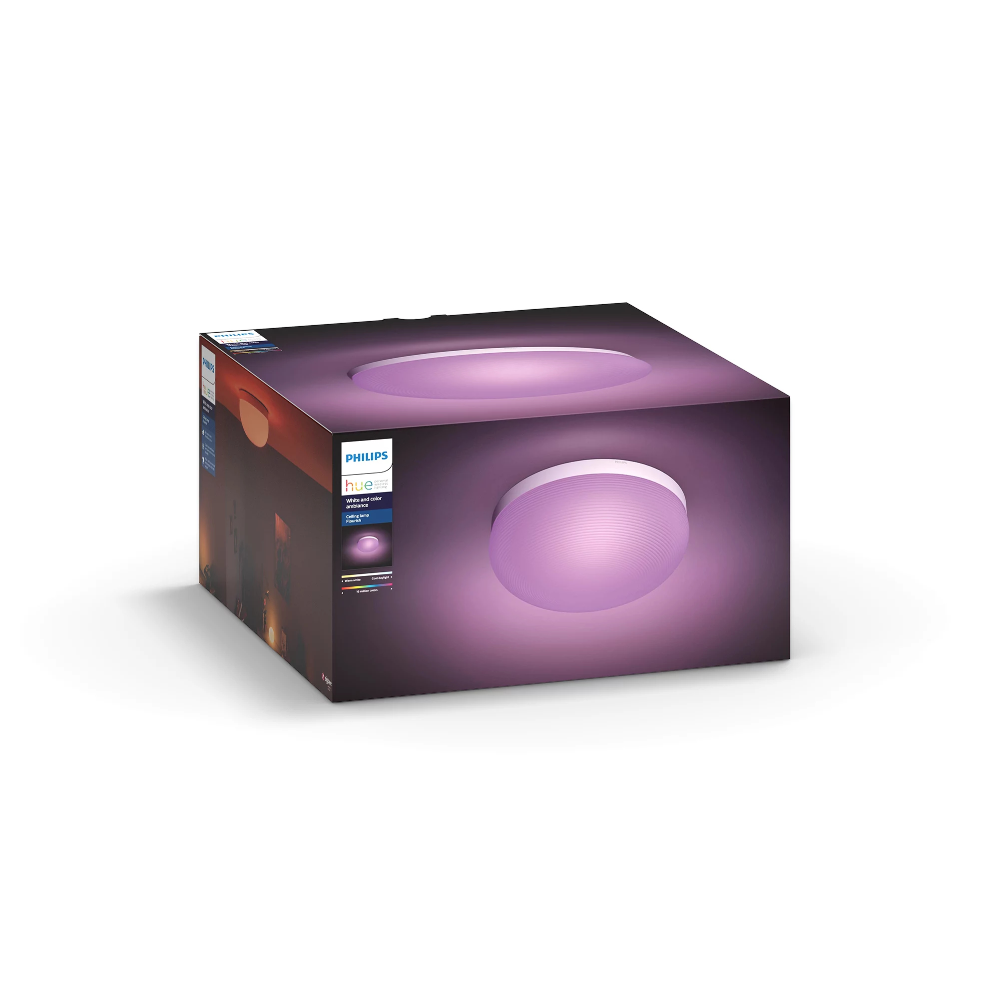 Philips by Signify Philips Hue White and colour ambience Flourish ceiling light – image 4