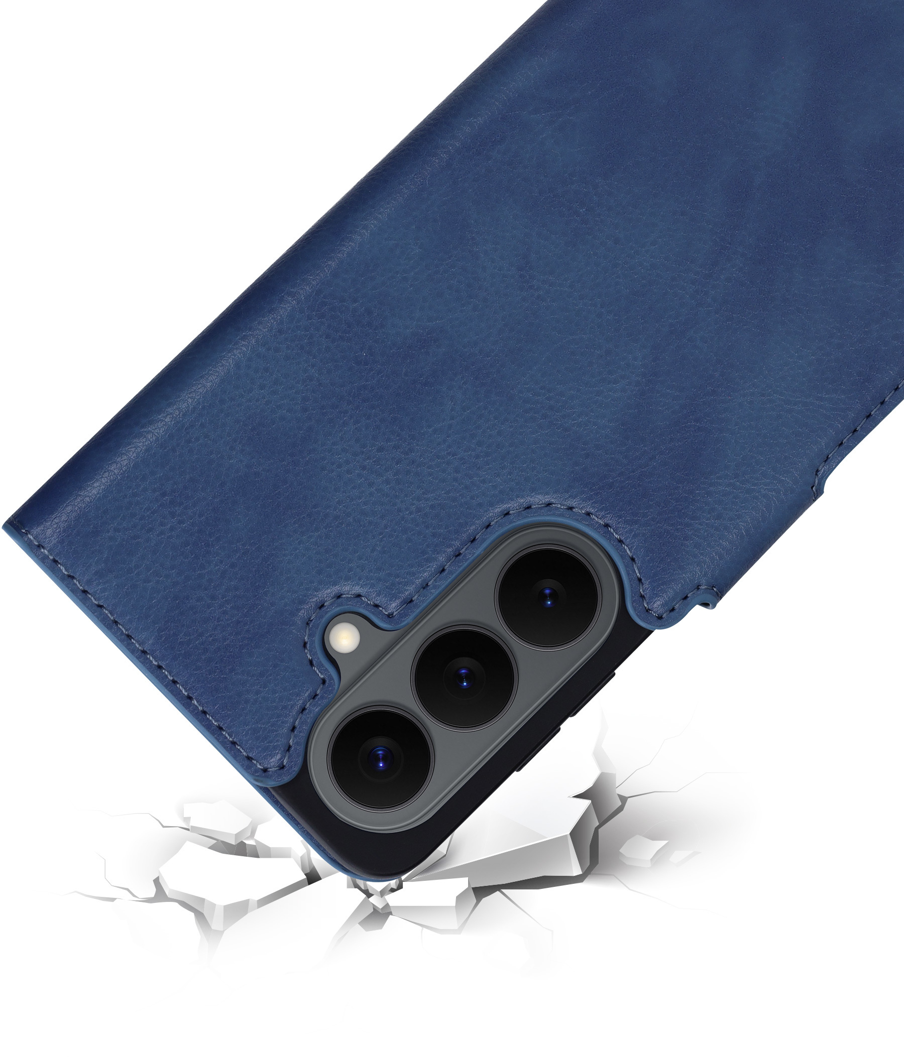 Mobiparts Classic Wallet Case Samsung Galaxy S26 Steel Blue (MagSafe Compatible) – image 2