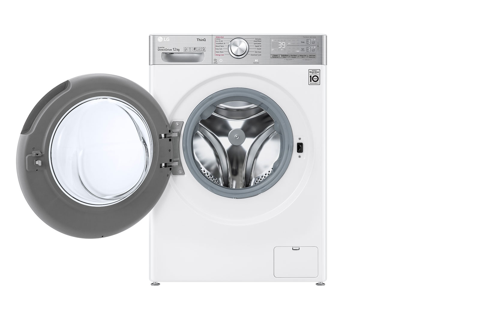 LG F4DV9512P2W washer dryer Freestanding Front-load White – image 2