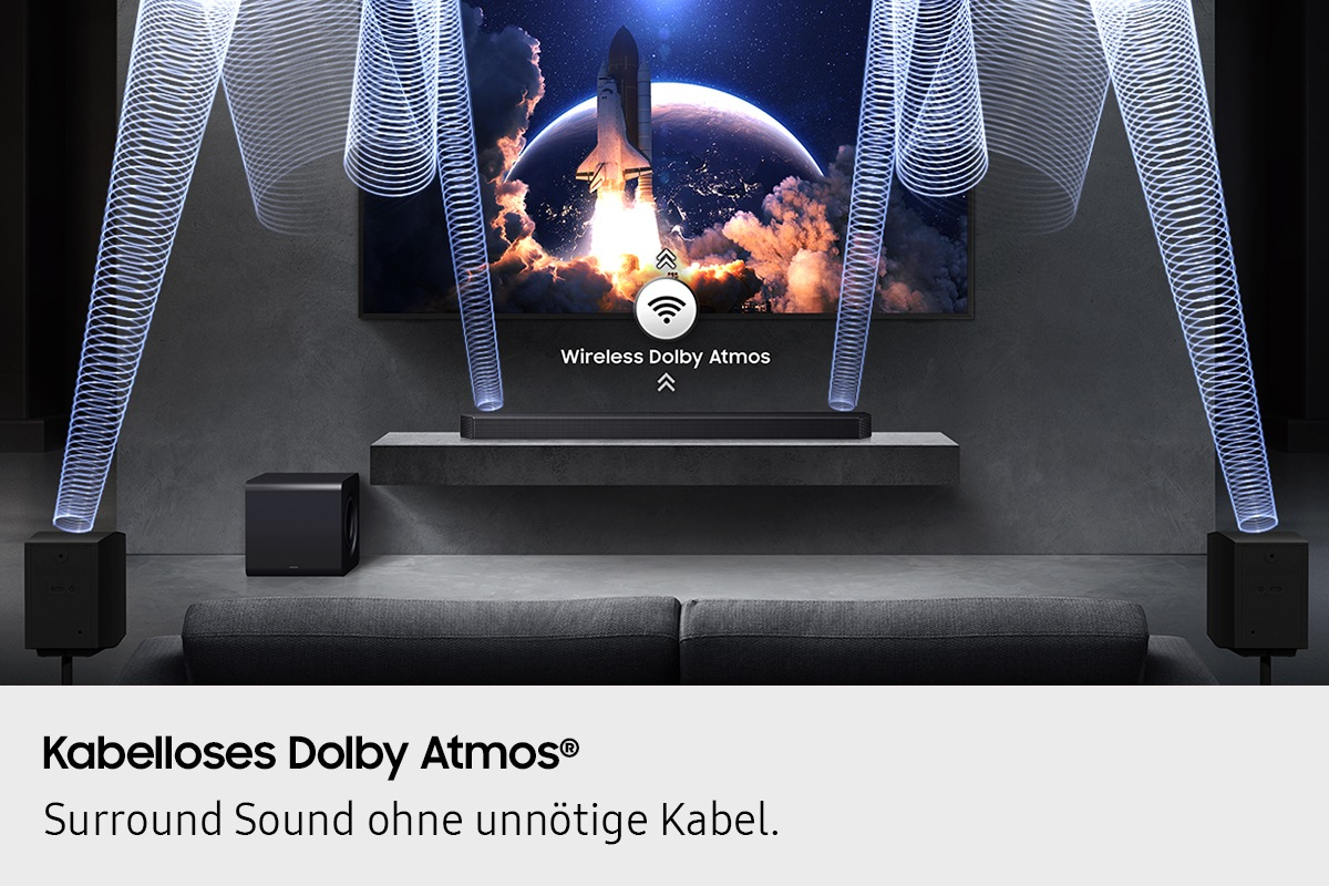 Q-Serie Soundbar HW-Q935GF 9.1.4-Kanal Subwoofer & Rücklautsprecher (2025)