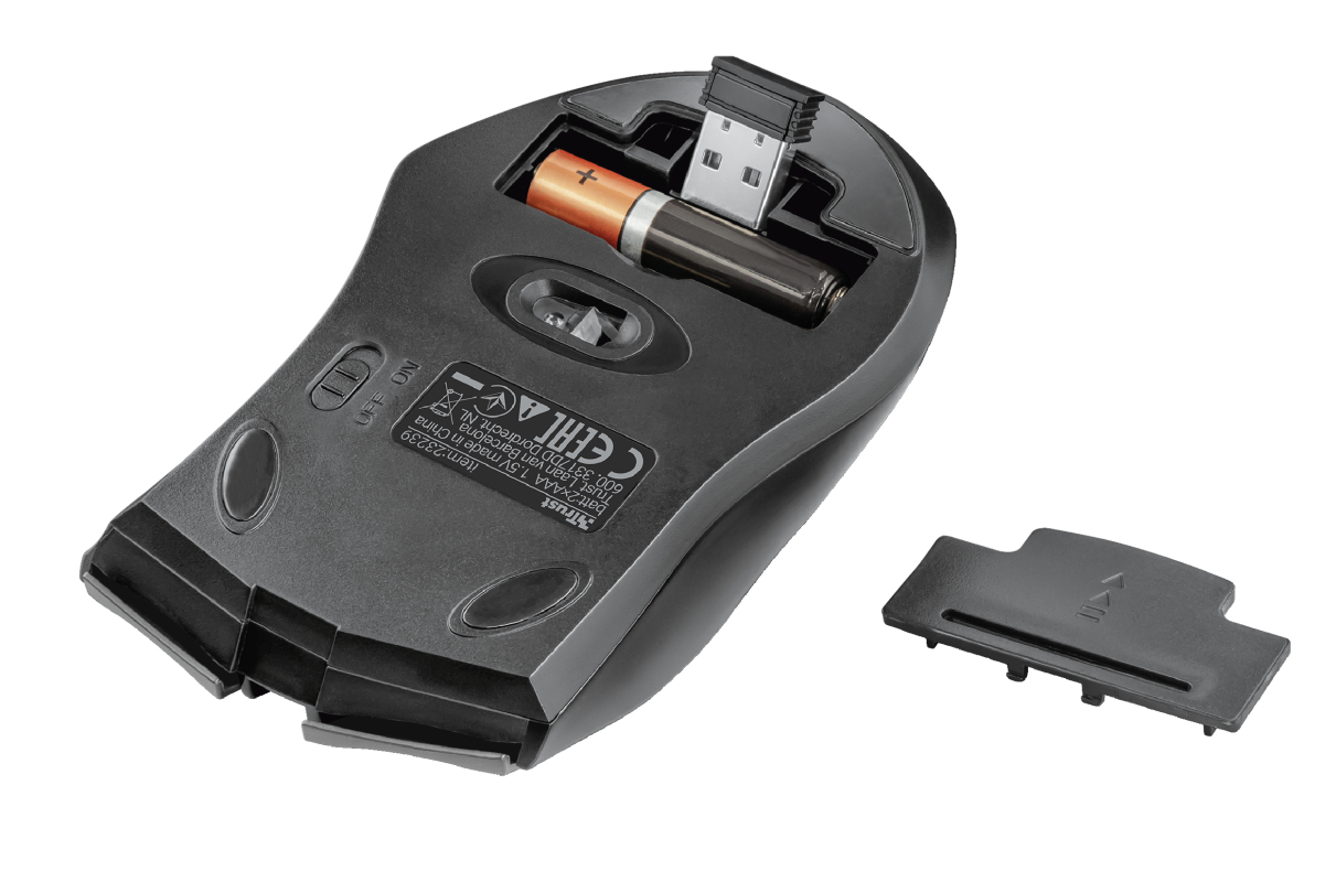 Trust Tecla-2 keyboard Mouse included Universal RF Wireless German Black – image 6
