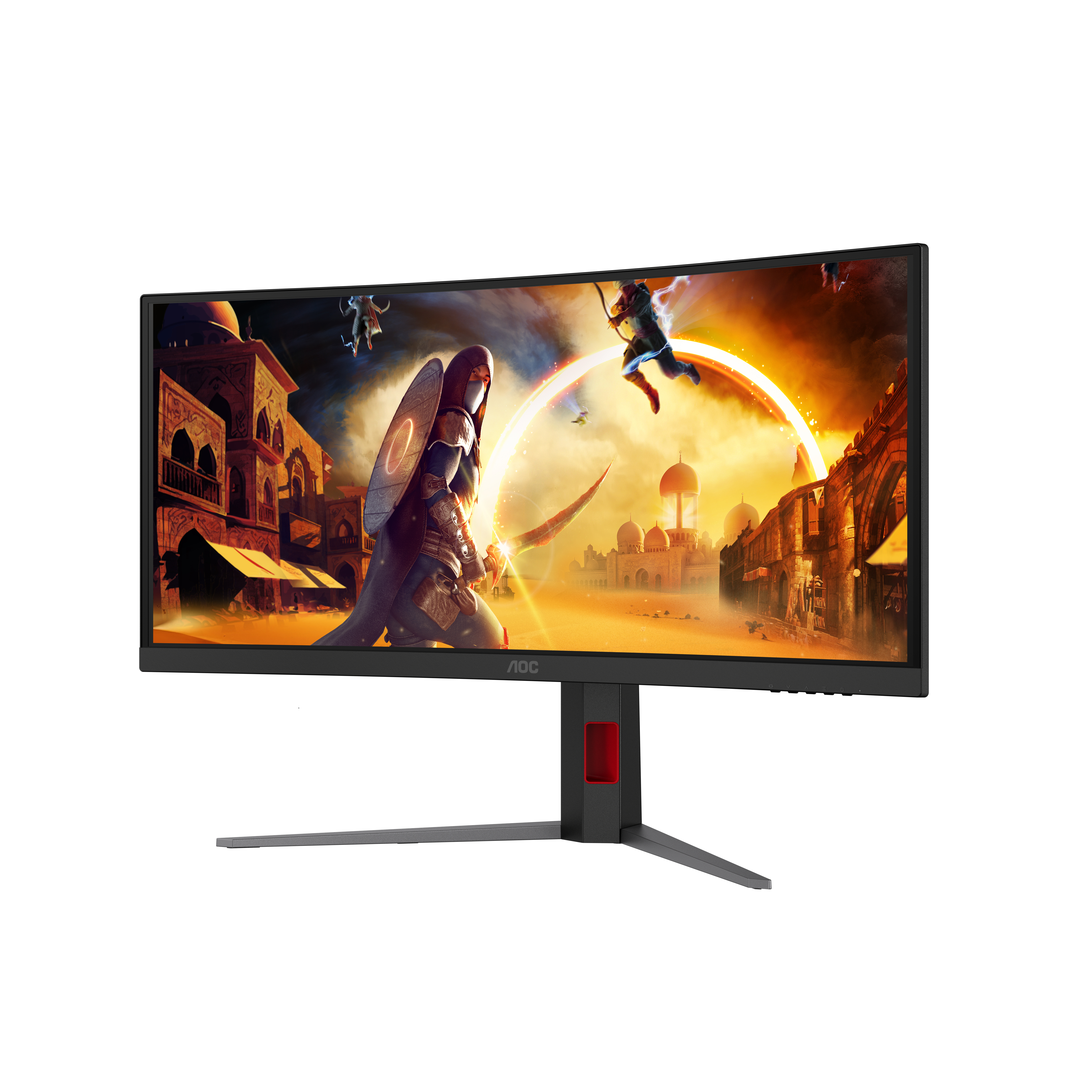 AOC G4 34” CU34G4CA computer monitor 86.4 cm (34″) 3440 x 1440 pixels Black, Red image 8