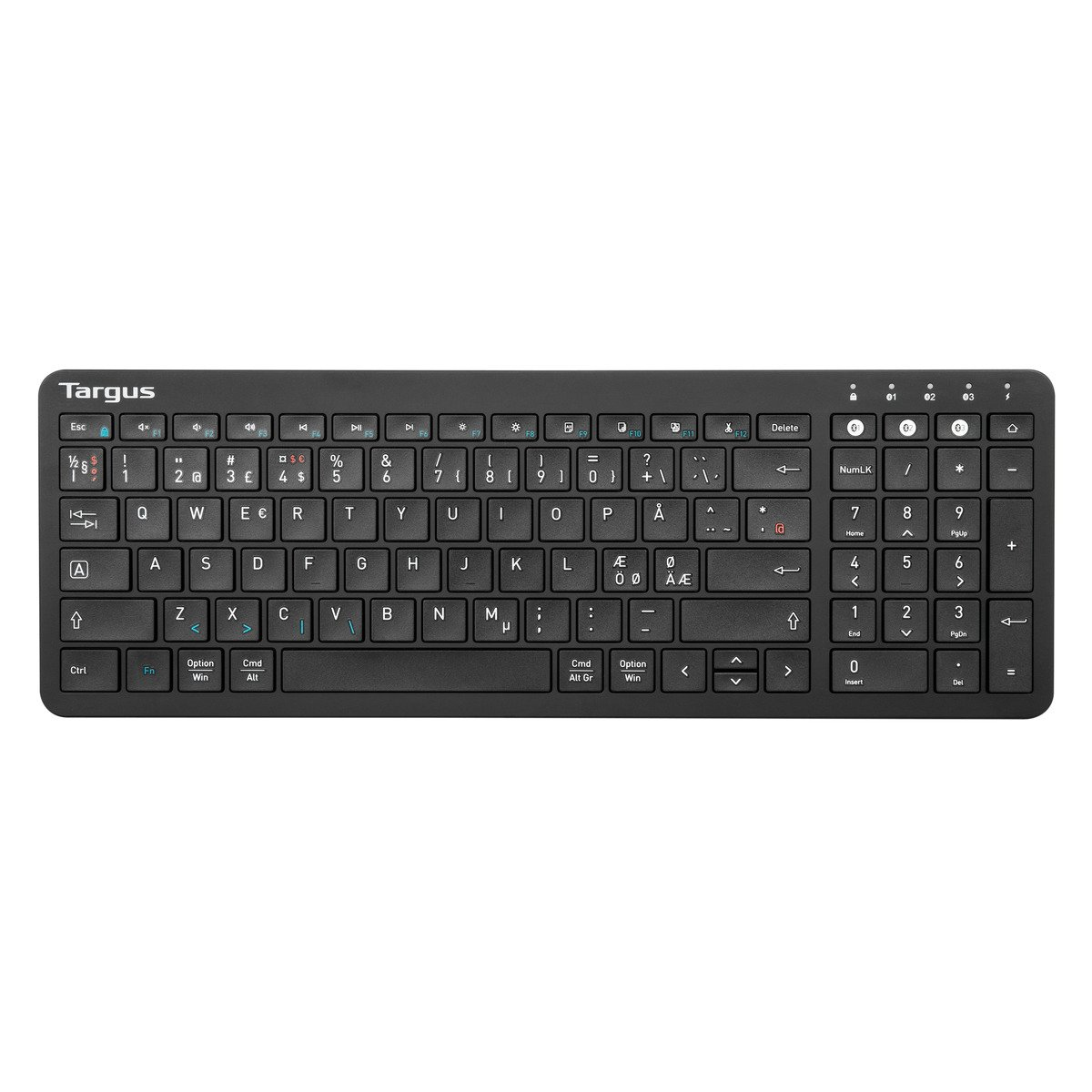 Targus AKB863NO keyboard Universal Bluetooth QWERTY Nordic Black – image 8