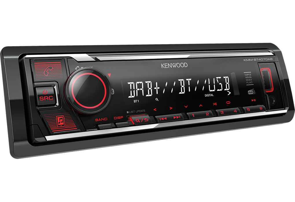 Kenwood KMM-BT407DAB car media receiver Black – image 2